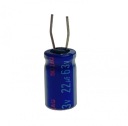 Elektrolytový kondenzátor 22uF/63 - Panasonic - 5 ks