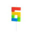 NARODENINOVÁ SVIEČKA LEGO ČÍSLO 6