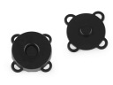 Magnetická spona 18/4 mm, matná čierna