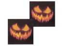 Strašidelné halloweenske tekvicové obrúsky 33 cm 20 ks