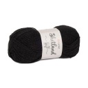 100g priadza 30% vlna Shetland YA, čierna 502
