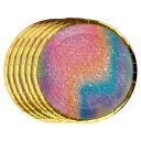 NARODENINOVÉ PAPIEROVÉ TANIERE Party Galaxy 23 cm.
