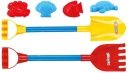 SET LOPATY NA PIESOK 55cm + FORMY RABBES 2105