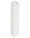 LEGO 2453b PILLAR POLE 1x1x5 biela NOVINKA (2g)