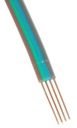 Kábel YTDWYd kábel 4x0,5mm (4) Páska Farba 10m