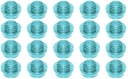 LEGO Round Plate Peas 1x1 Trans Light Blue 20 ks 6283590 4073