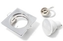 SET HALOGEN CHROMOVE SVETLA + LED ZIAROVKA 5W + GU10 6000K