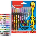 MAPED VIACFAREBNÉ PEPS VÝLETY MONSTER FILT 12ks PRE VIANOČNÝ DARČEK