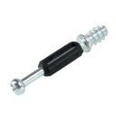 Konektor, excentrický hák, 34 mm Euro závit
