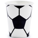 Papierové poháre Futbalové poháre, 6 ks, 260 ml