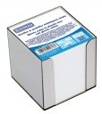Nelepená kocka 95x95x95mm, cca 800 bielych kariet