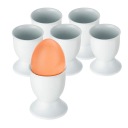 Biele porcelánové poháre na vajíčka od Altom Design, 6 kusov