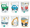 Papierové POHÁRKY z kolekcie AUTOMOTIVE 6