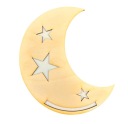 DREVENÝ MOON PRSTEŇ ZÁKLAD PRE MACRAME DECOUPAGE 20CM