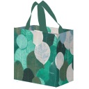nákupná taška TAŠKA do obchodu 26x15x27cm objem 10l LISTY zelená x1