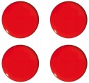 MAGNETY NA DOSKY, 4 kusy, 40mm, červený TETIS