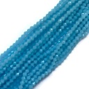 1397- Milk Opal Bicone 4mm Fazetovaná šnúra