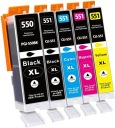 5x XL ATRAMENTY PRE TLAČIAREŇ CANON PIXMA IP7250 MG5650 MG5550