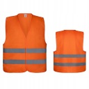 VÝSTRAŽNÁ VESTA ORANŽOVÁ VEĽKOSŤ S