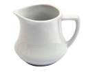 Amerikou si obľúbila biely porcelánový džbán s džbánom na mlieko a smotanou, 110 ml