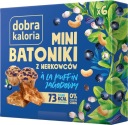 Mini kešu tyčinky a la čučoriedkový muffin