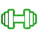 Vykrajovač na sušienky Gym Dumbbell 1