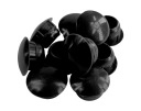 ČIERNA zátka do technologického otvoru Fi 10 mm 50 ks, zátka zátka 10 mm
