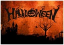 HALLOWEENSKÝ BANNER PLAGÁT Vzor Oracle
