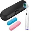 Plastové cestovné puzdro, čierne + 1 hlavica zubnej kefky ORAL-B