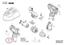 Bosch GSR 10,8-2-LI Skrutka telesa 1 ks ORIGINÁL