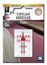 Poloplochá dvojihla 130/705H Organ TWIN 90/4mm rozteč 4mm pre stroj.