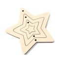 Stars Frames 10cm, 5mm preglejka, 3 sady 4v1