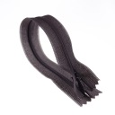 Vnútorný zips Dĺžka 30 cm Farba Tmavohnedá