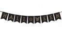 Halloween banner, čierny, 20x175 cm Halloween dekorácie