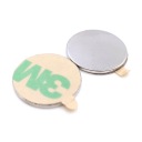 VALEC NEODYMOVÝ MAGNET 15x1 mm 3M GLUE samolepiaci, okrúhly, HUNTER
