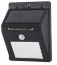 LED SOLÁRNE záhradné LAMPA SO SNÍMAČOM, vonkajšie