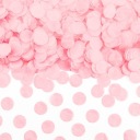 Confetti Circles svetlo RUŽOVÝ 15g hodvábny papier