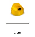 ŽLTÁ ČIERNA TRYSKA 2 cm NÁSTREK