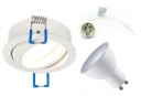 STROPNÉ SVETLO POHYBLIVÉ POHYBLIVÉ LED KRUH BIELY EDO +GU10 +LED ŽIAROVKA