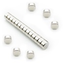 VALEC NEODYMOVÝ MAGNET 10x5 N38 SADA 8 ks