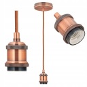 ZÁVESNÉ stropné svietidlo, ozdobný držiak žiarovky E27, LAMPA LOFT Copper