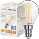 E14 LED žiarovka GUĽA 4W=40W Vlákno 470lm Dekoratívne Bez blikania 4000K