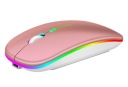BEZDRÔTOVÁ KANCELÁRSKA MYŠ PRE LAPTOP PC, RGB PODSVIETENIE 2,4 GHz BT AK211C
