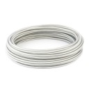 Oceľové lanové lano s poťahom z PVC 5/8mm 6x7 CLEAR 1m