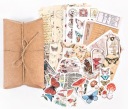 NÁLEPKY PRE PLÁNOVAČ DENNÍKOV SCRAPBOOKING VINTAGE NOTEBOOK ŠKOLSKÉ DEKORATÍVNE