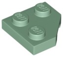 3x LEGO 26601 Klin, tanier 2 x 2 Zrezaný roh