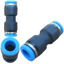 Pneumatický zásuvný priamy konektor fi 8mm rovný konektor plastový PU 8