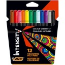 Fixky, popisovače, popisovače, Bic Intensity 0,8 mm, 12 farieb, 12 ks
