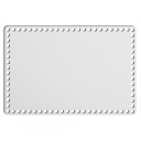 biely základný košík dno 25x37cm HDF obdĺžnik
