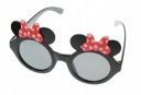 Okuliare Minnie Mouse s červenými mašličkami